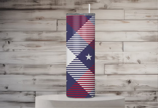 4 of July 20 oz duo tumbler