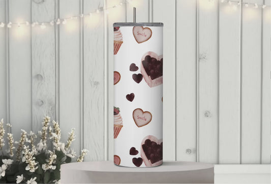 Smile and love 20 oz tumbler